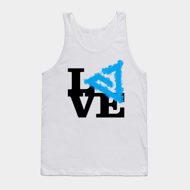 Love Aard!! Tank Top by Daltoon